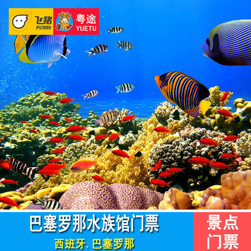 [巴塞罗那水族馆-门票]海底世界门票barcelona aquarium