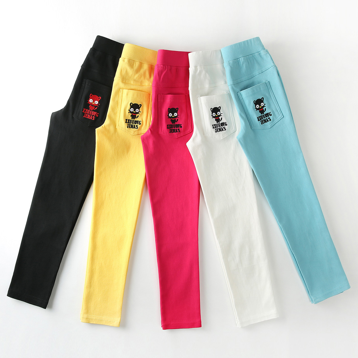 Pantalon fille en Toile de coton - Ref 2061855 Image 1