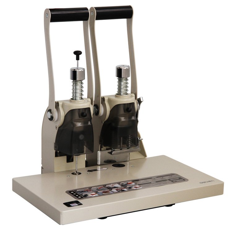 得力3875财务装订机 电动铆管装订机 会计凭证装订机 打孔 包邮