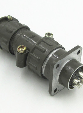 HAOGNCN航空插头插座P20K9Q P20J9A圆形连接器接插件5芯直式正装