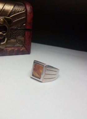 纯银镀白金镶嵌戒指托