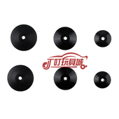 自制田宫四驱车零件 黑色导轮2个 17mm防挂套件15436平衡杆