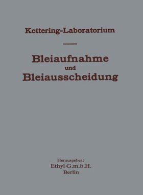 【预订】Experimentelle Forschungen Uber Blei...