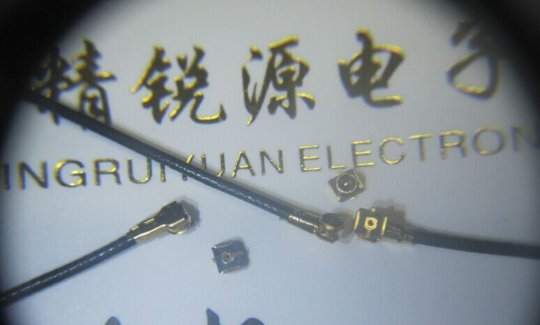 第三代RF射频座 配套 射频同轴线20367-001R 双头 100MM 75MM  数量少于50个以下的请先咨询