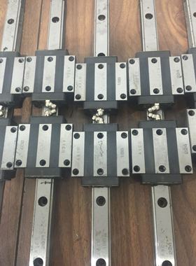 日本进口直线导轨THK HSR20滑块，线轨长度360mm一条已配2个滑块