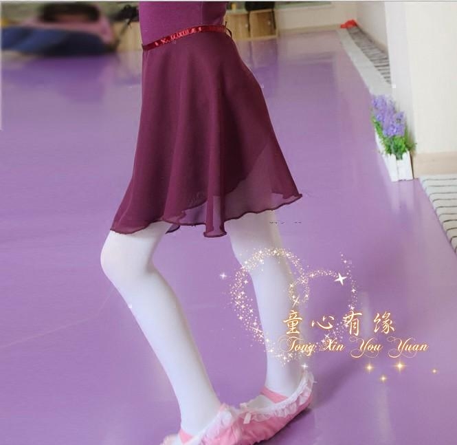 练功服系带雪纺裙考级幼儿舞蹈