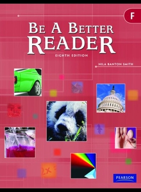 【预售】Be a Better Reader Level F Student Worktext