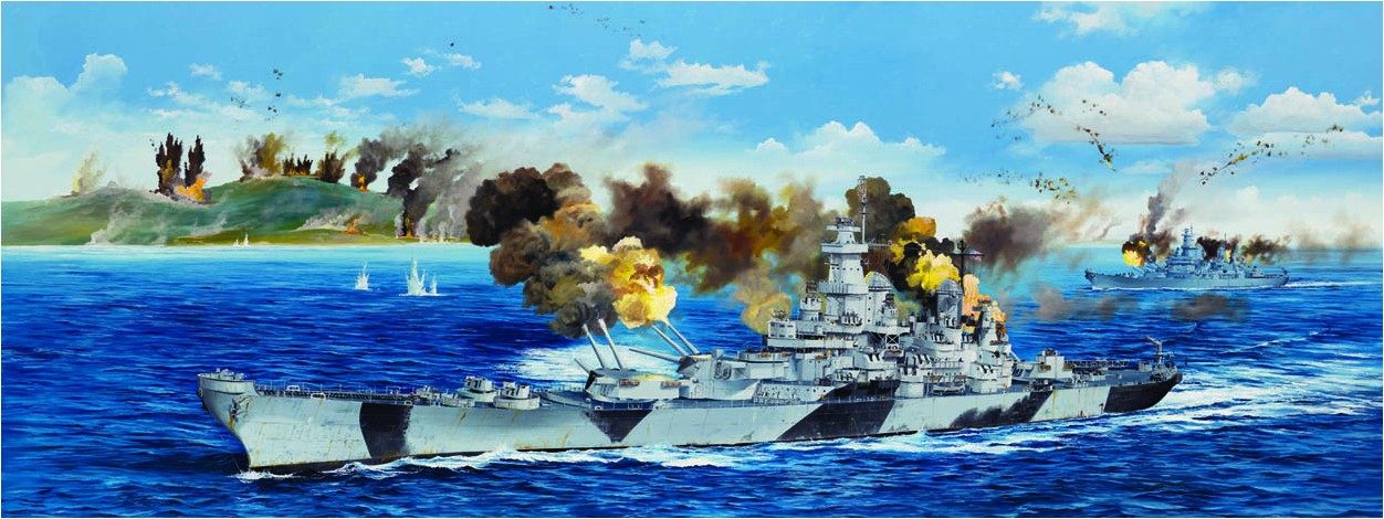 小号手 03706 胶粘拼装模型 1/200美国衣阿华号战列舰