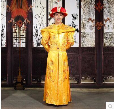 特价批发古代清朝高档皇帝服装古装龙袍影视服装舞台演出服装摄影