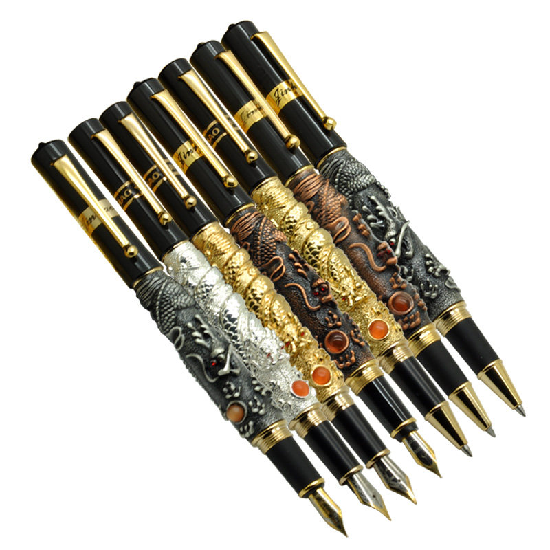 金豪正品 JINHAO 神龙天子 铱金钢笔 宝珠笔 签字笔 商务办公礼品
