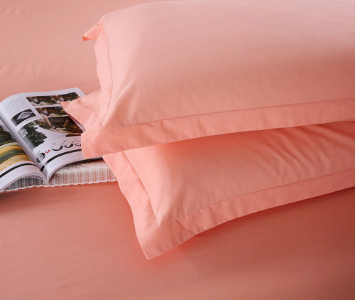 榆梅纯色枕套4874cm简约成人