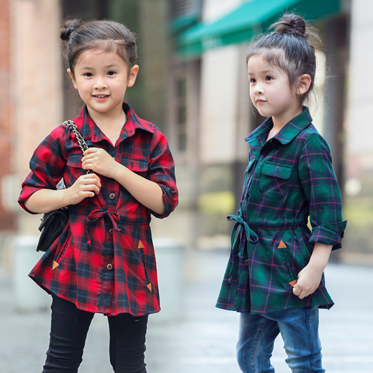 Chemise fille à manche longue - Ref 2088877 Image 1