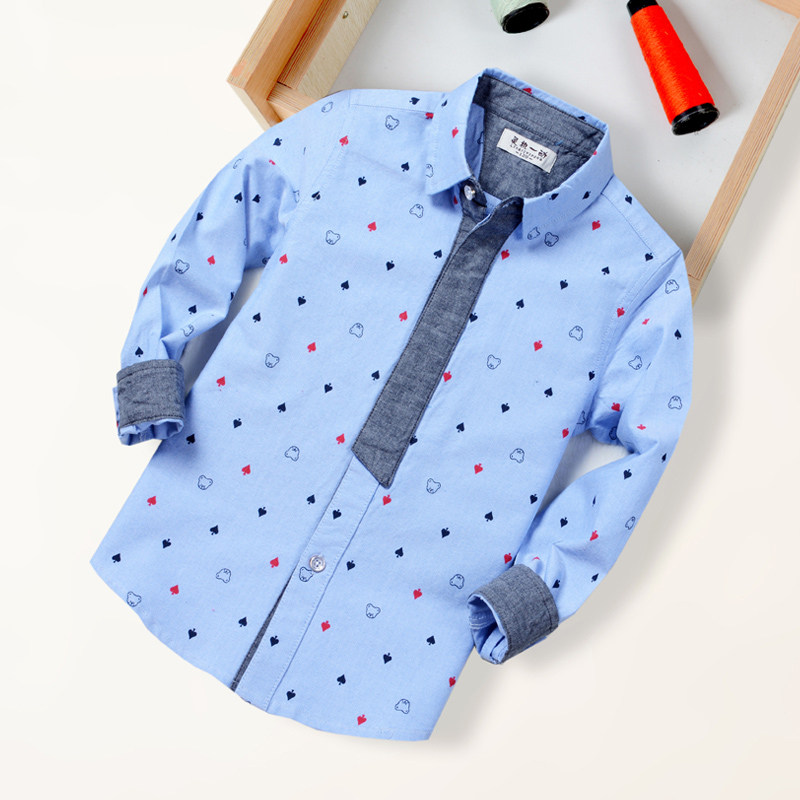 Chemise garcon à manche longue - Ref 2074690 Image 1