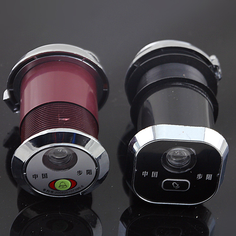 正品步阳门铃猫眼两用一体方形