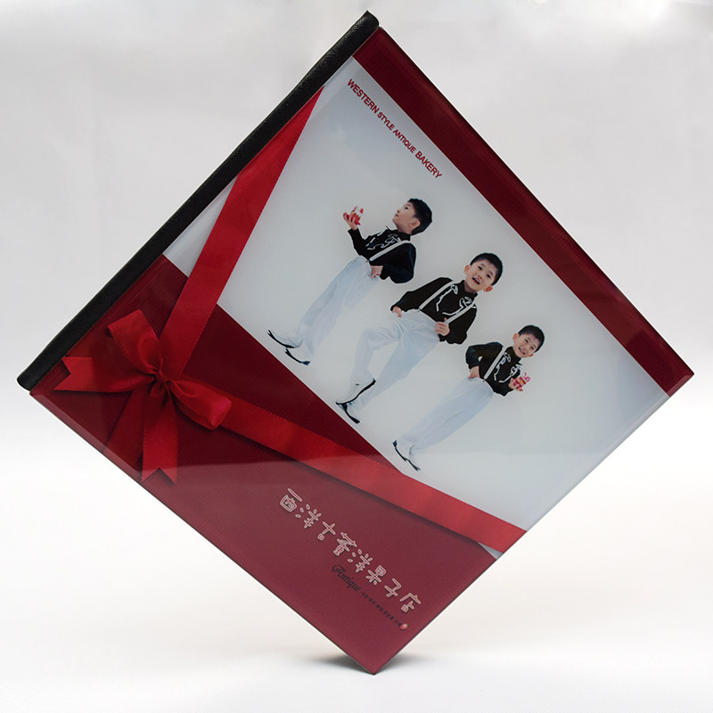 水晶琉璃相册包设计婚纱宝宝影楼相册照片书一体玻璃相册 毕业册