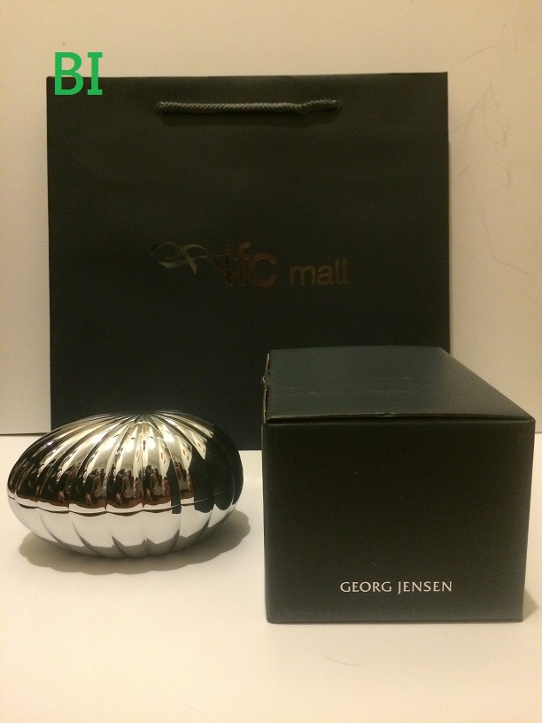 正品歐洲丹麥名牌georgjensen 乔治杰生欧式首飾收納置物飾物銀盒
