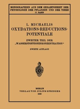 【预订】Oxydations-Reductions-Potentiale