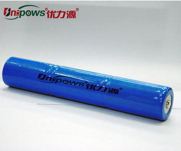 优力源3.6V电池组 11000mAh 镍氢 1号充电电池组 手电筒电池 尖头
