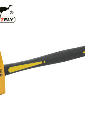 Wately威特力 玻璃纤维电工锤 TPR包塑柄钳工锤 电工安装锤