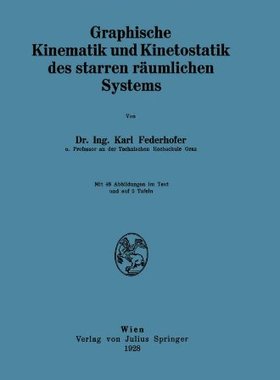 【预订】Graphische Kinematik Und Kinetostati...