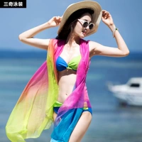 Bộ đồ bơi ba mảnh nữ bikini 3 mảnh đặt bikini bằng thép tấm ngực nhỏ tập ngực lớn gợi cảm áo tắm nóng bỏng mùa xuân 16087 - Bikinis bo bikini