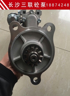 三一搅拌车配件 三一搅拌车启动马达 上海日野PLLC发动机启动马达