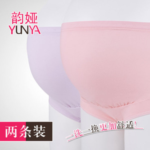 孕妇内裤可调节透气裤衩托腹大码高腰无痕孕妇内衣裤头三角裤闪裤