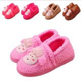 Chaussons enfants en suède pour hiver - semelle plastique - Ref 1034341 Image 16