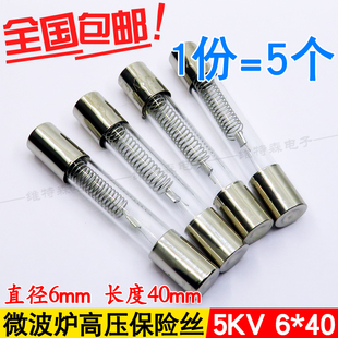 5个包邮 5000V/5KV 700mA/0.7A 格兰仕美的微波炉高压保险丝管