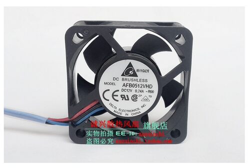 台达 5020 AFB0512VHD 12V 0.24A 3线服务器电源散热风扇 DELTA
