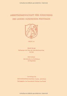 【预售】Bedingungen Und Gang Der Kohlenhydratsynthese ...