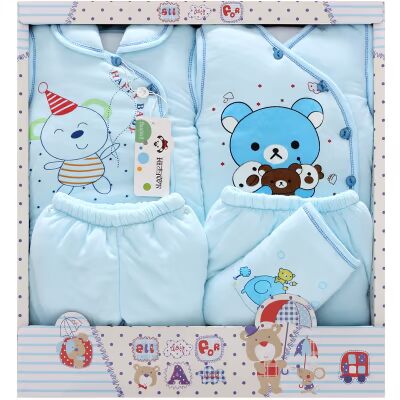 Coffret cadeau pour bébé - Vêtements + Fournitures - Ref 1950640 Image 1