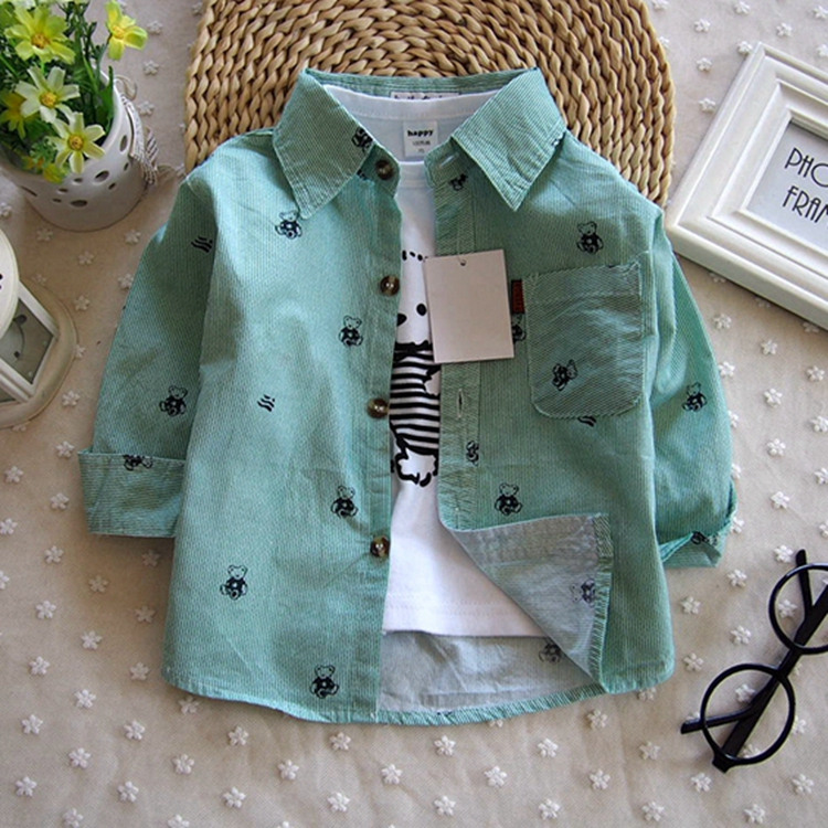 Chemise enfant à manche longue - Ref 2083180 Image 1