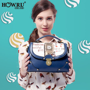 Trend of the 2015 winter mini bag handbags handbag day Korean ladies bag printed Messenger bag