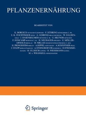 【预订】Pflan Enernahrung: Erster Band