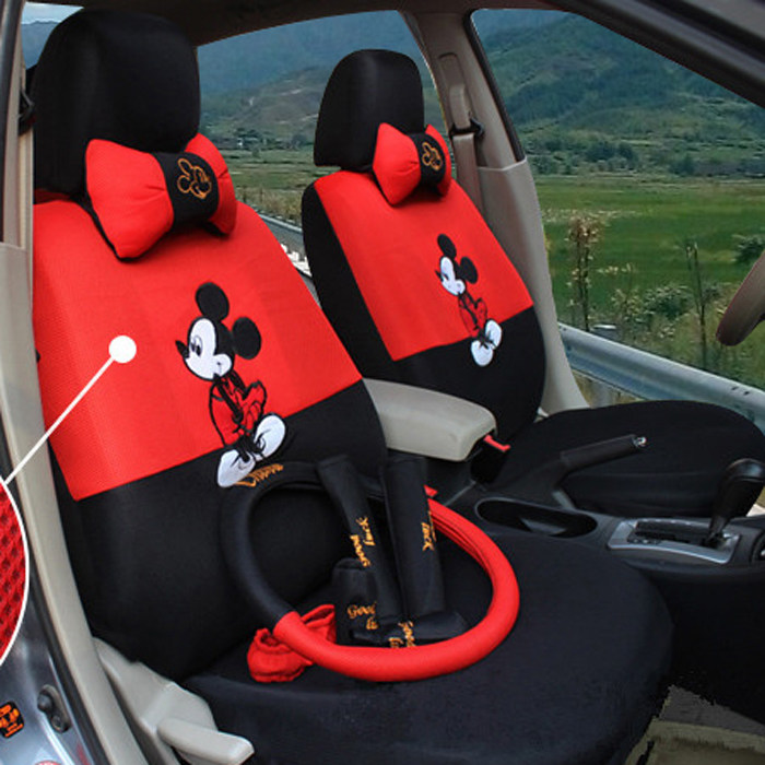 奇瑞qq3夏利a+N3N5N7 奔奔迷你力帆320 捷达卡通汽车座套四季通用