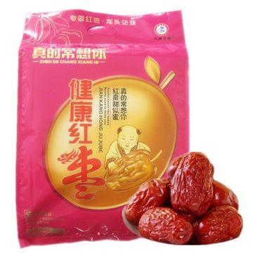 真的常想你 阿克苏 灰枣 即食健康红枣 1000克 一级 免洗即食保湿