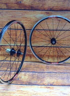 大行P8 SP8 SP18 折叠自行车久裕4培林花鼓V刹轮组18寸 20寸 451