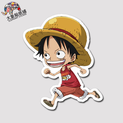 海贼王贴纸one piece 路飞贴纸行李箱贴纸旅行箱潮牌防水贴纸69