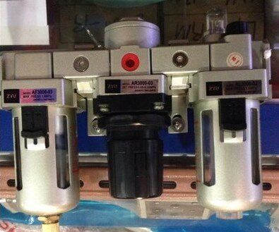 AC3010-03气源三联件 AF3000-03+AR3000-03+AL3000-03过滤调压阀