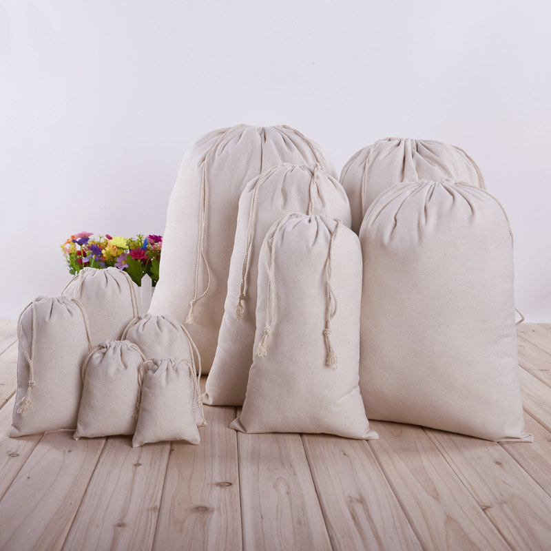 现货全棉帆布袋 定做布袋束口储物袋 棉麻抽绳袋 多种尺寸收纳袋|msdalam kategori penyatuan simpanan, Rumah Storage Appliances, Pouch, beg membeli-belah/beg - dari Buy2taobao.com untuk memberikan perkhidmatan ejen Taobao profesional membeli