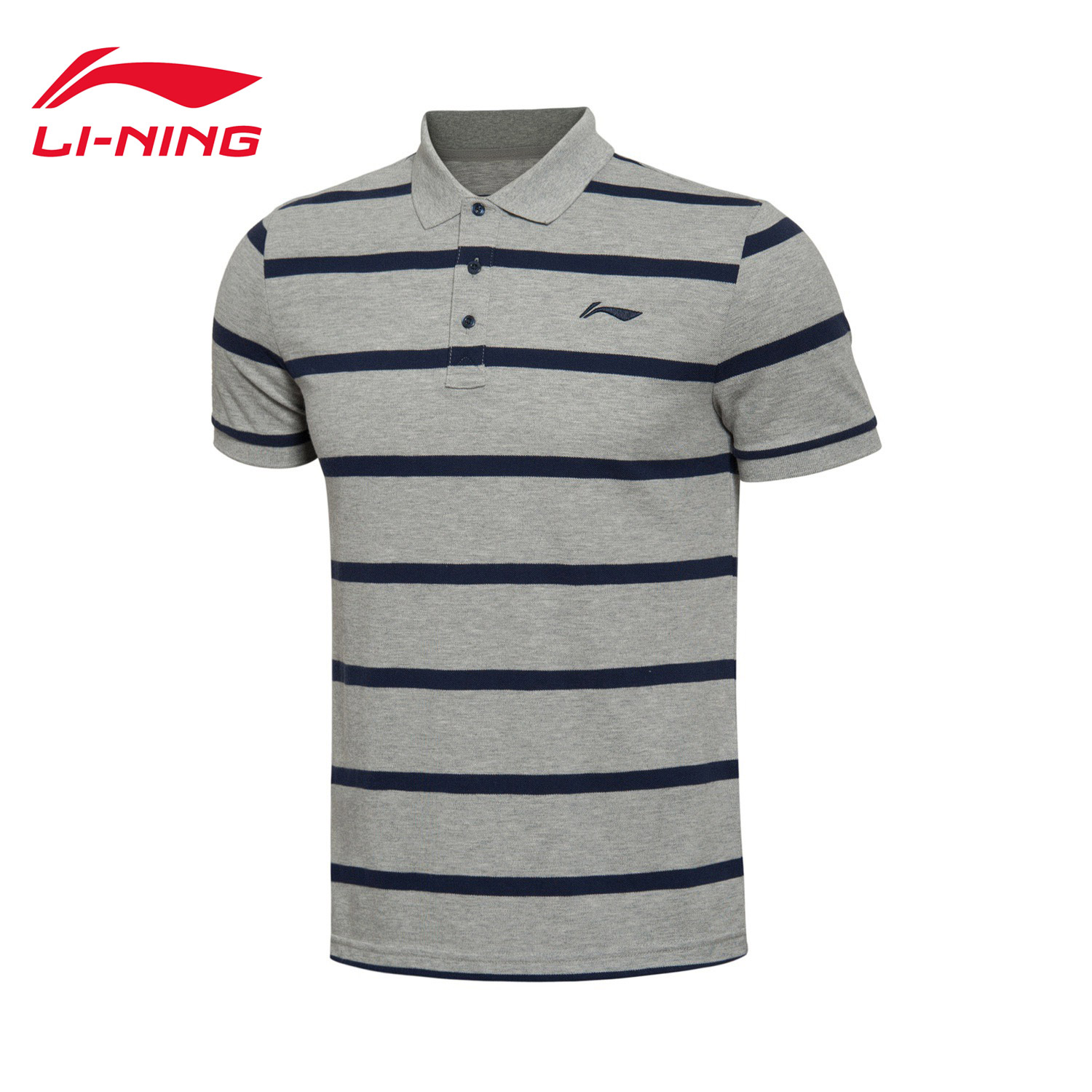 Polo sport homme LINING APLL139 en CVC - Ref 551638 Image 1