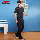 Весенняя летняя эластичная быстросохнущая одежда для йоги для спортзала, спортивные штаны, комплект, короткий рукав