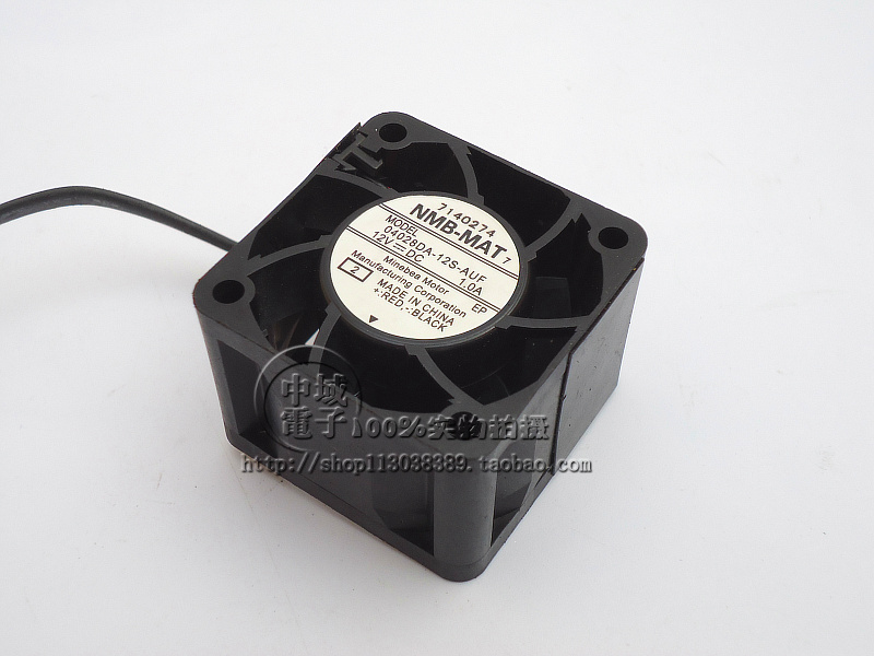 NMB美培亚 4028 12V 1.0A 04028DA-12S-AUF 四线散热风扇 12V风扇