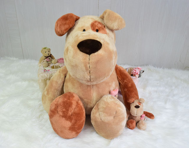 德国nici招财啦啦狗 豆眼狗公仔 珍藏版全新毛绒玩具 情人节礼物