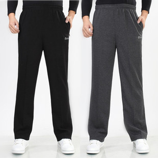 中老年宽松男裤 长裤 运动休闲裤 松紧腰带春秋季 子 中老年人男裤 春季