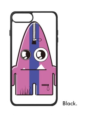 适用于iPhone外星条纹紫色小怪物Xr手机壳max保护套678plus硅胶11