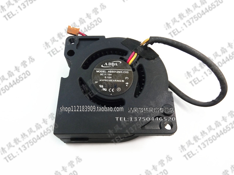 AB5012MX-C03 全新原装ADDA 5020 5CM 厘米投影仪 12V 0.12A风扇