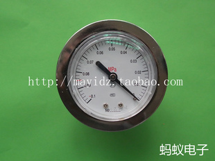 医用真空表负压表压力表拔罐机吸引器洗胃机吸痰器干燥箱中盛仪表