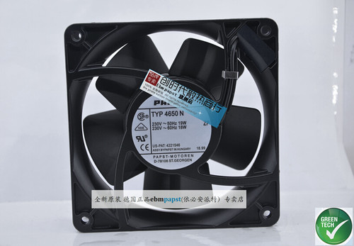 全新原装德国Ebm-papst风扇专售TYP4650N 12038 230V 19W保质5年
